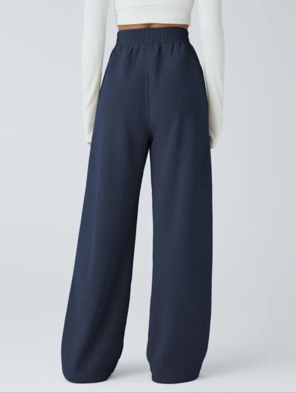 Halara High Waisted Pocket Straight Leg Corduroy Pants Medium Petite - Picture 2 of 9